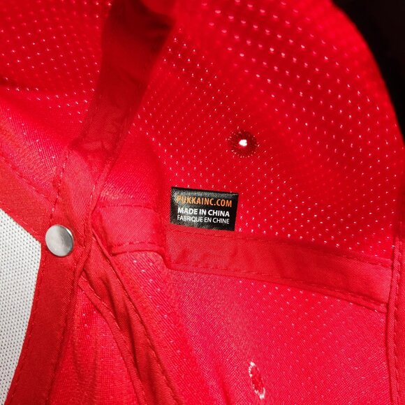 𝅺Pukka Hat Cap SPF 50 Sun Protection Adjustable Snapback Red New - Picture 8 of 10